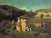 Gustave Courbet, Les Demoiselles de Village
